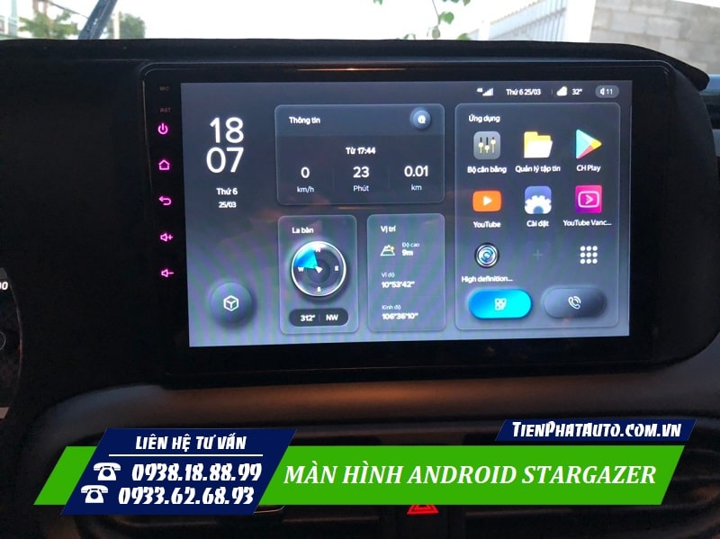 Lắp màn hình Android cho Stargazer có nhiều chức năng hơn để trải nghiệm