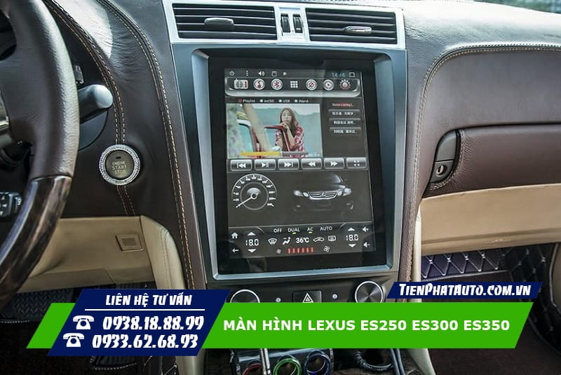 Lắp màn hình Android Lexus ES250 ES300 ES350 mang lại nhiều trải nghiệm hơn