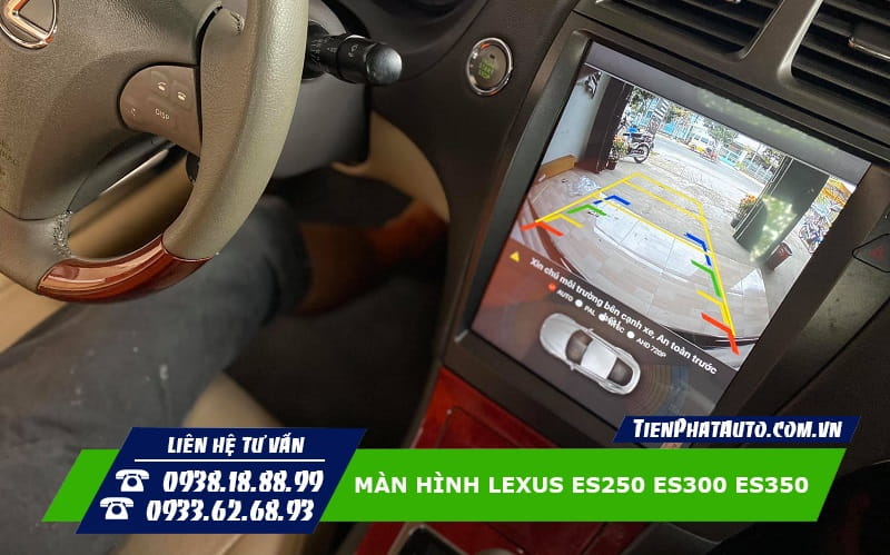 Màn hình Android Lexus ES250 ES300 ES350 kết nối hệ thống hỗ trợ lái xe