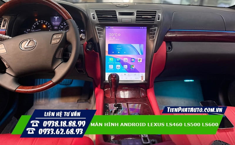 Màn hình Android cho Lexus LS460 LS500 LS600 mang lại nhiều trải nghiệm