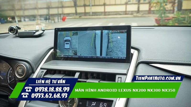 Tiến Phát Auto chuyên lắp màn hình Android cho xe Lexus NX200 NX300 NX350