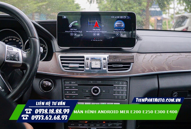 FLY Audio là thương hiệu màn hình Android cao cấp cho xe sang Mercedes