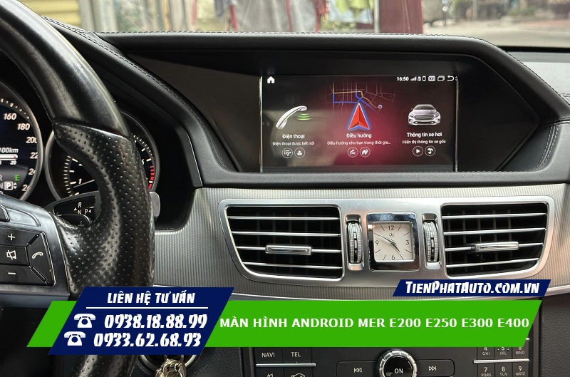 Tiến Phát Auto chuyên lắp màn hình Android Mercedes E200 E250 E300 E400