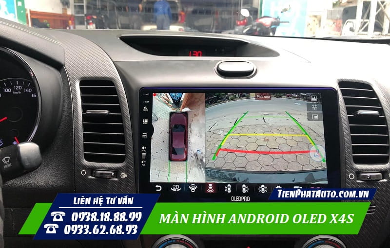 Hệ thống camera 360 độ hiển thị rõ nét giúp lái xe an toàn
