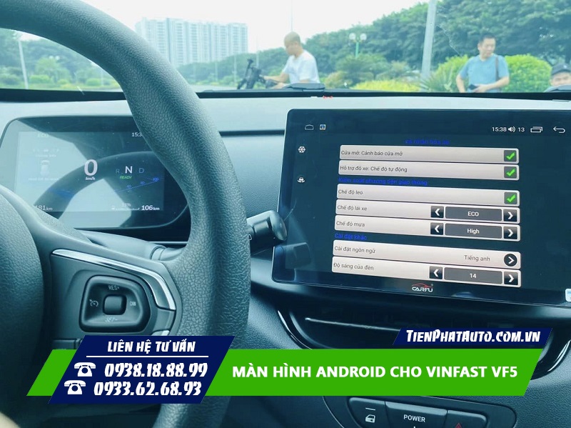 Màn hình chạy 2 hệ điều hành không làm mất bất kì tính năng gì của xe