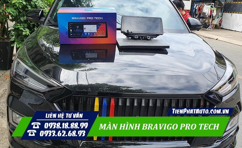 Tiến Phát Auto chuyên lắp màn hình Bravigo Pro Tech chính hãng