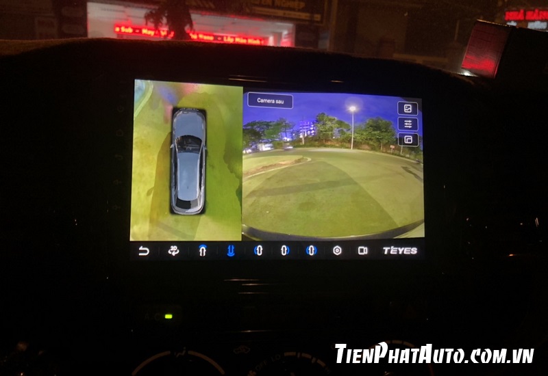 Màn hình Android tích hợp camera 360 độ Teyes CC3 360 lăp cho xe Fortuner