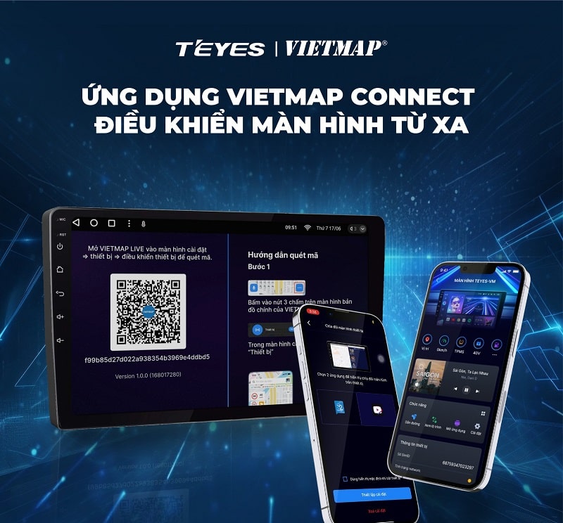 Màn hình Teyes CC3L có thể điều khiển màn hình tư xa trên điện thoại của bạn