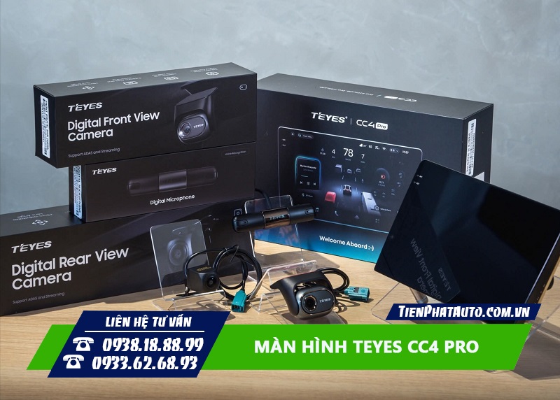Tiến Phát Auto chuyên lắp đặt màn hình Teyes CC4 Pro chính hãng