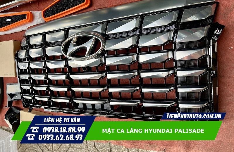 Mặt ca lăng độ dành cho xe Hyundai Palisade 2023 - 2024