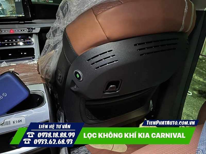 Tiến Phát Auto chuyên lắp máy lọc không khí xe Kia Carnival tại TPHCM