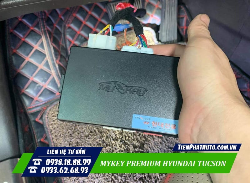 Mykey Premium Hyundai Tucson lắp đặt hoàn toàn cắm giắc zin 100%