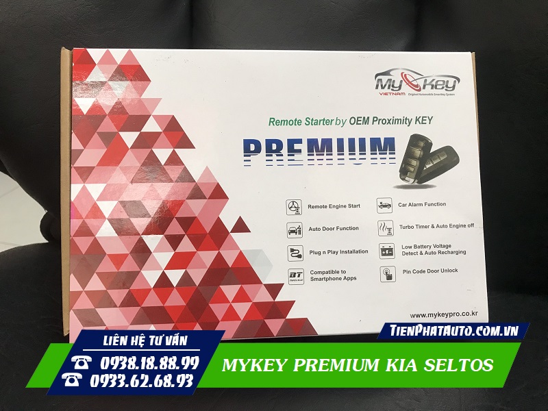 Bộ Mykey Premium đề nổ từ xa dành cho xe Kia Seltos