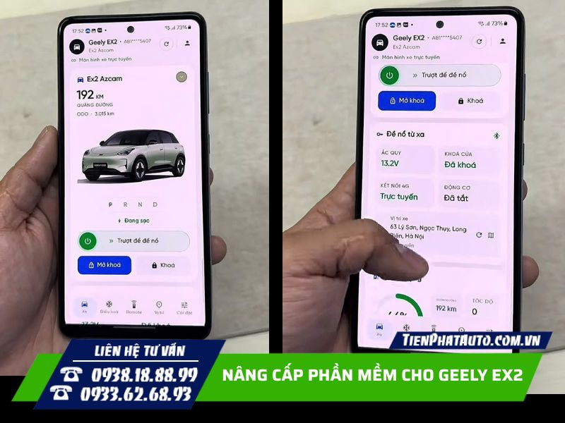 theo dõi thông tin xe qua app điện thoại theo dõi thông tin xe qua app điện thoại