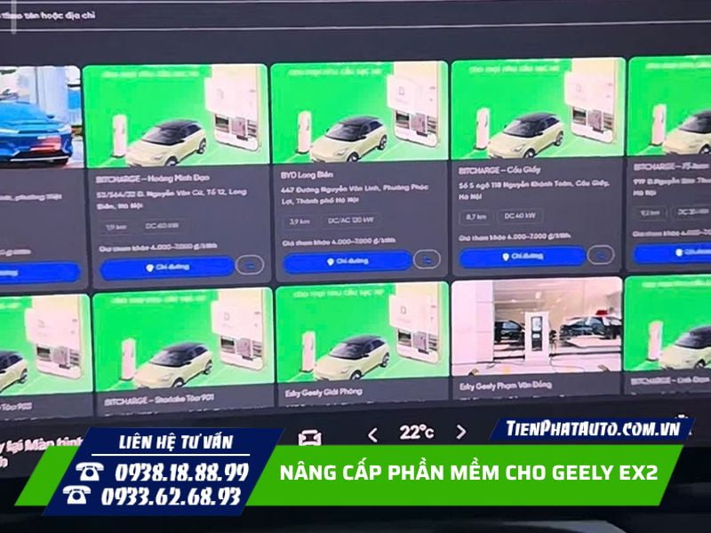 Kiểm tra vị trí các trạm sạc pin xung quanh Kiểm tra vị trí các trạm sạc pin xung quanh