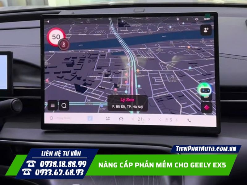 Nâng cấp phần mềm cho Geely EX5 sử dụng bản đồ vietmap live Nâng cấp phần mềm cho Geely EX5 sử dụng bản đồ vietmap live