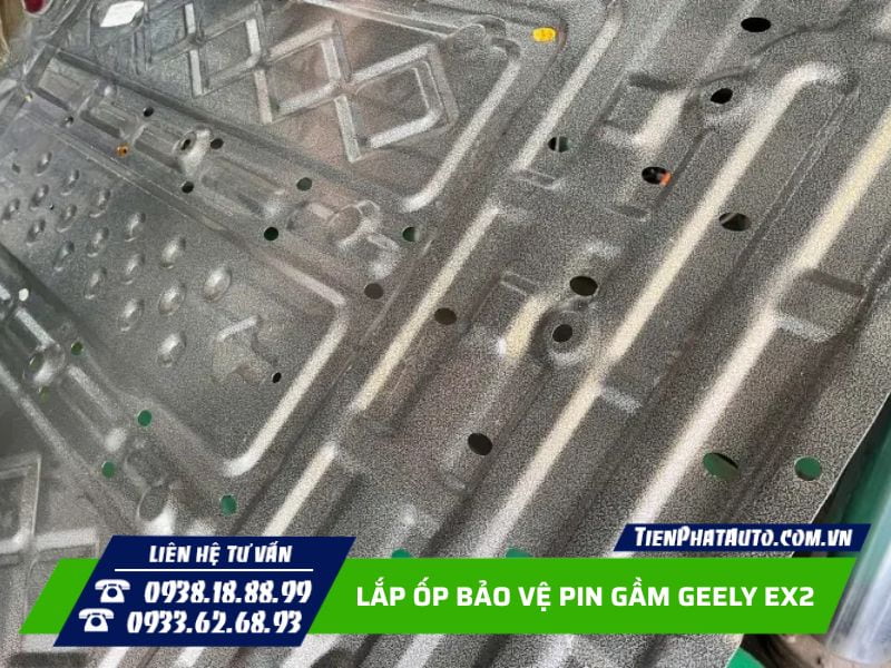 lắp ốp bảo vệ pin gầm geely ex2 sơn tĩnh điện hạn chế rỉ sét hao mòn lắp ốp bảo vệ pin gầm geely ex2 sơn tĩnh điện hạn chế rỉ sét hao mòn
