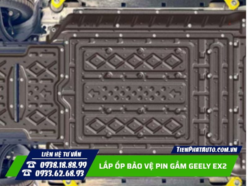 lắp ốp bảo vệ pin gầm geely ex2 chất liệu thép và nhôm lắp ốp bảo vệ pin gầm geely ex2 chất liệu thép và nhôm