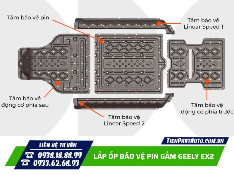 lắp ốp bảo vệ pin gầm geely ex2 che phủ toàn bộ không gian gầm lắp ốp bảo vệ pin gầm geely ex2 che phủ toàn bộ không gian gầm