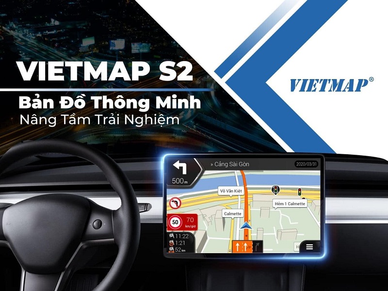 Phần mềm Vietmap S2 bản đồ thông minh - nâng tầm trải nghiệm