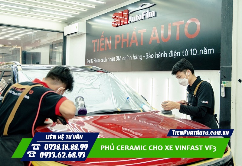 Đánh Pass, hiệu chỉnh bề mặt sơn trước khi phủ dung dịch Ceramic