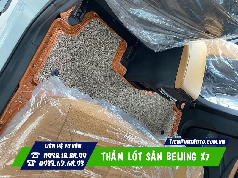 Thảm lót sàn Beijing X7 mang lại nhiều sự tiện lợi khi sử dụng