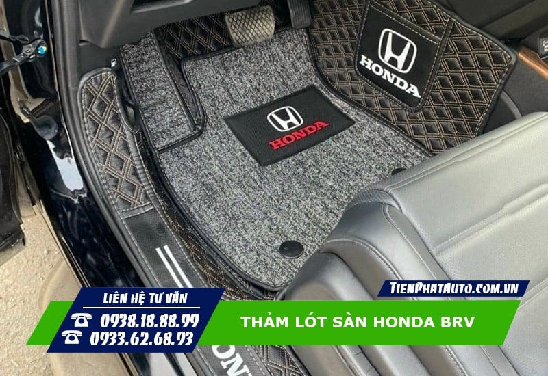 Nên chọn thảm lót sàn cho Honda BRV 2023 loại nào tốt nhất?