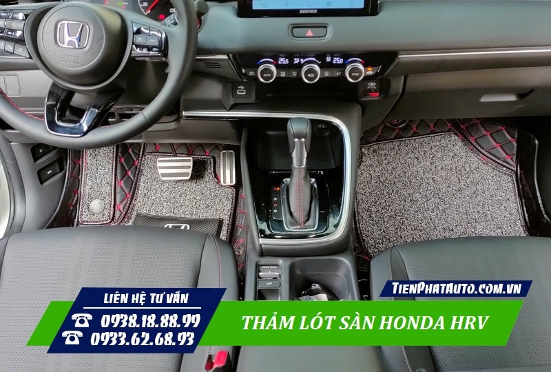 Thảm lót sàn Honda HRV 2023 là phụ kiện cần thiết không thể thiếu