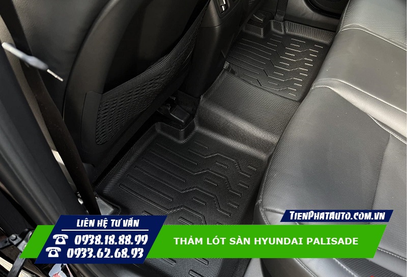 Thảm lót sàn cho xe Hyundai Palisade là phụ kiện cần thiết không thể thiếu