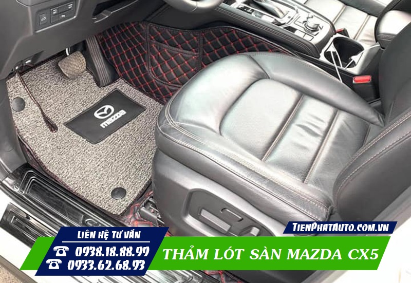 Thảm lót sàn Mazda CX5 là phụ kiện cần thiết không thể thiếu