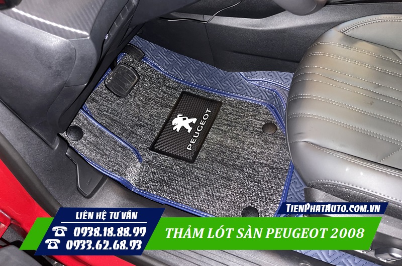 Thảm lót sàn Peugeot 2008 là phụ kiện cần thiết nên được trang bị cho xe
