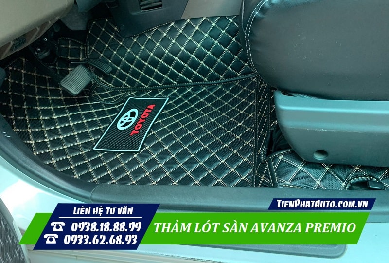 Thảm lót sàn Toyota Avanza Premio là phụ kiện cần thiết nên trang bị