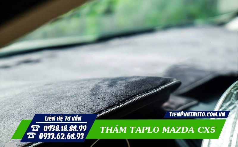Tiến Phát Auto chuyên cung cấp thảm taplo Mazda CX5 giá tốt tại TPHCM