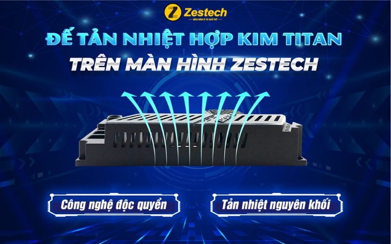 Series Zestech ZX10 sử dụng đế tản nhiệt hợp kim Titan bền bỉ