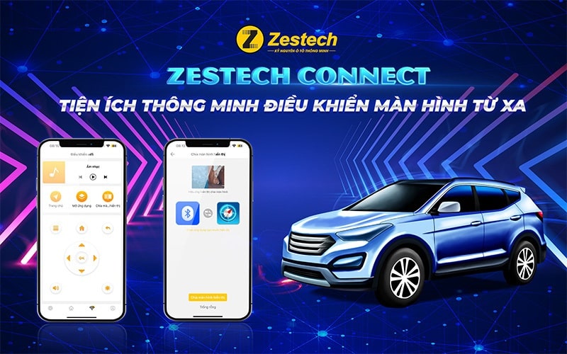 Zestech Connect cho phép bạn kết nối và tùy chỉnh chức năng trên điện thoại