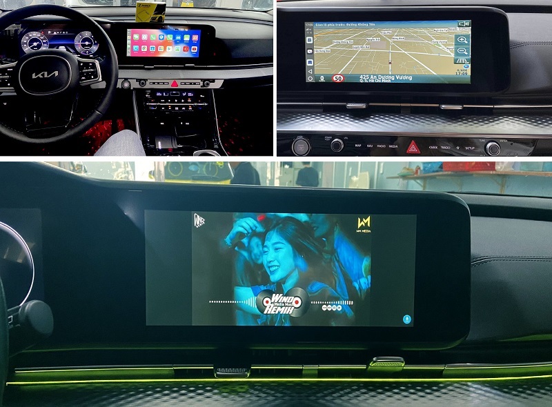 Android Box cho xe Hyundai Palisade giúp màn hình zin thông minh hơn
