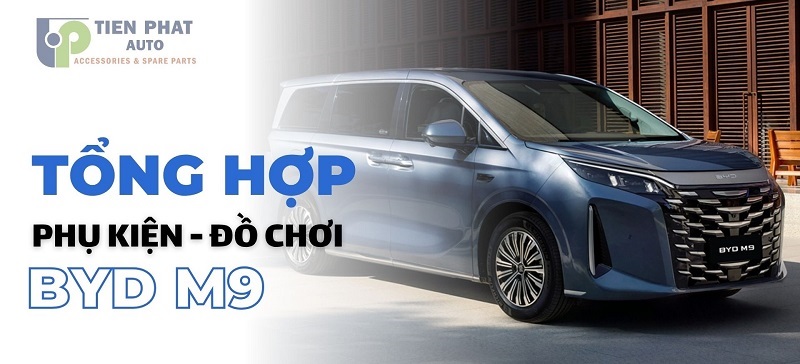 Tổng hợp phụ kiện đồ chơi dành cho xe BYD M9