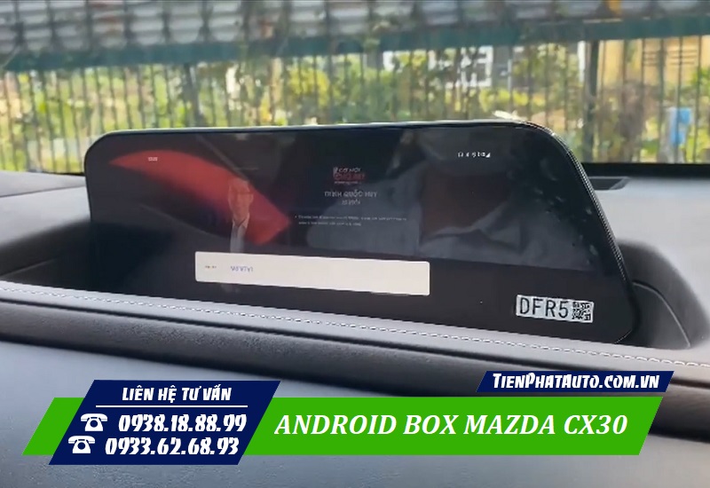 Android Box Mazda CX30 tích hợp tính năng điều khiển bằng giọng nói