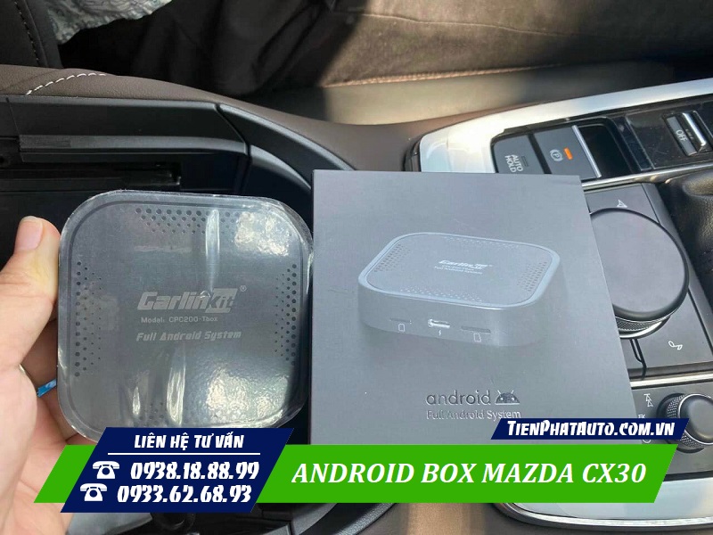 Thiết bị Android Box cho Mazda CX30 biến DVD zin thành Android
