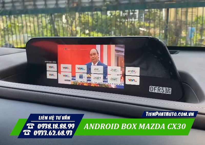 Android Box Mazda CX30 đáp ứng mọi nhu cầu giải trí trên xe
