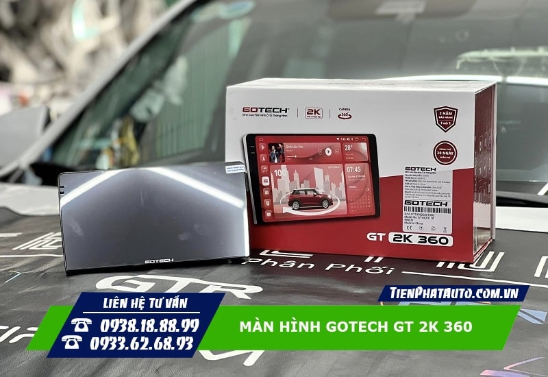 Tiến Phát Auto chuyên phân phối và lắp đặt màn hình Gotech GT 2K 360