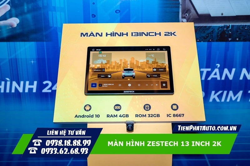 Màn hình Zestech 13 inch 2K đầu tiên vừa được ra mắt thị trường