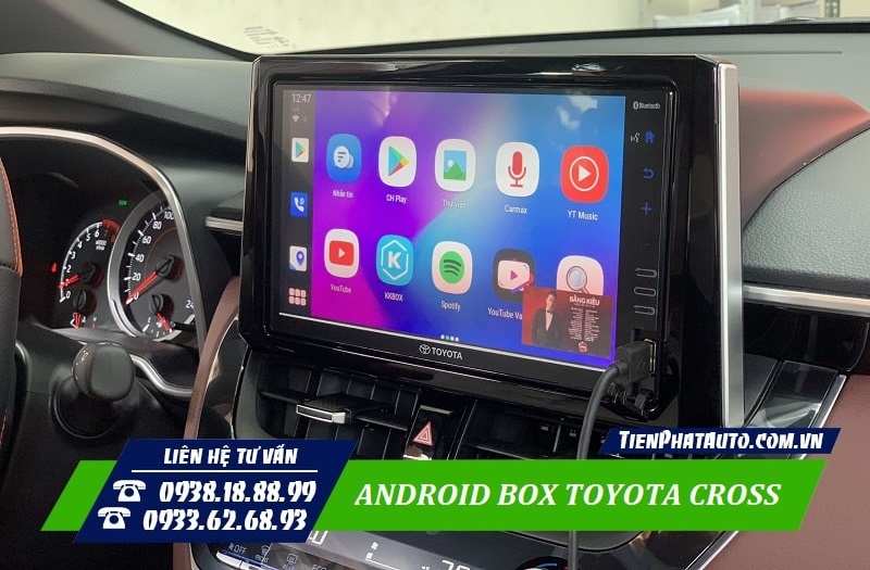 Android Box Cho Xe Toyota Cross