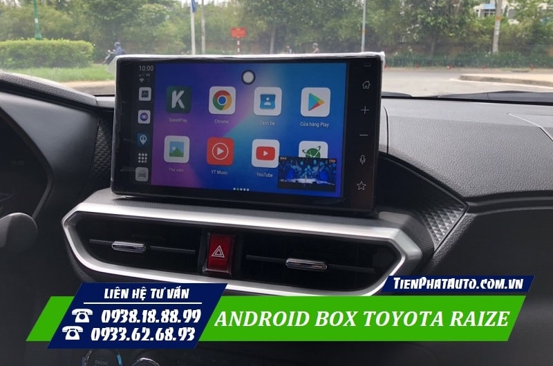 Android Box Cho Xe Toyota Raize