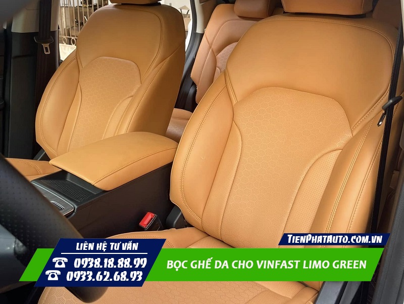 Bọc Ghế Da Vinfast Limo Green
