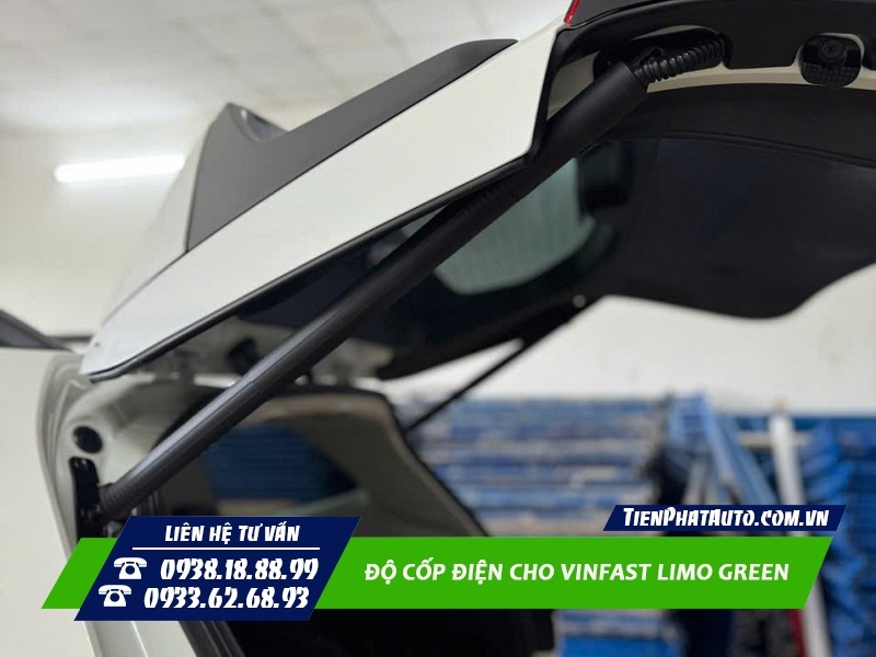 Độ Cốp Điện Vinfast Limo Green