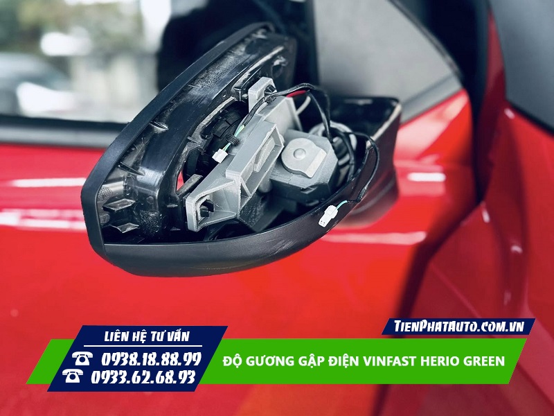 Độ Gập Gương Điện Vinfast Herio Green