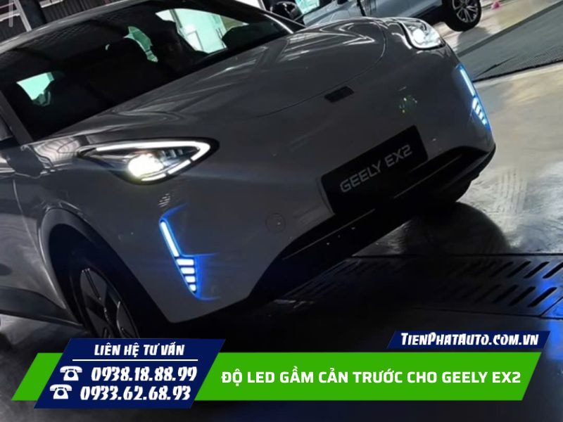 Độ LED Gầm Cản Trước Geely EX2
