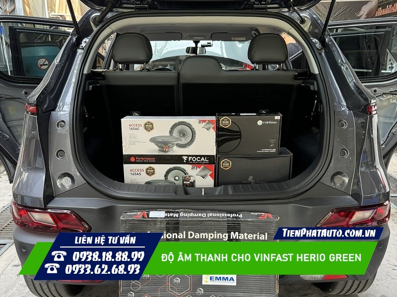 Độ Loa Âm Thanh Vinfast Herio Green
