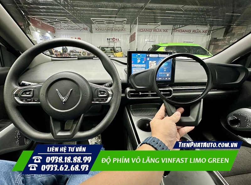 Độ Phím Vô Lăng Vinfast Limo Green
